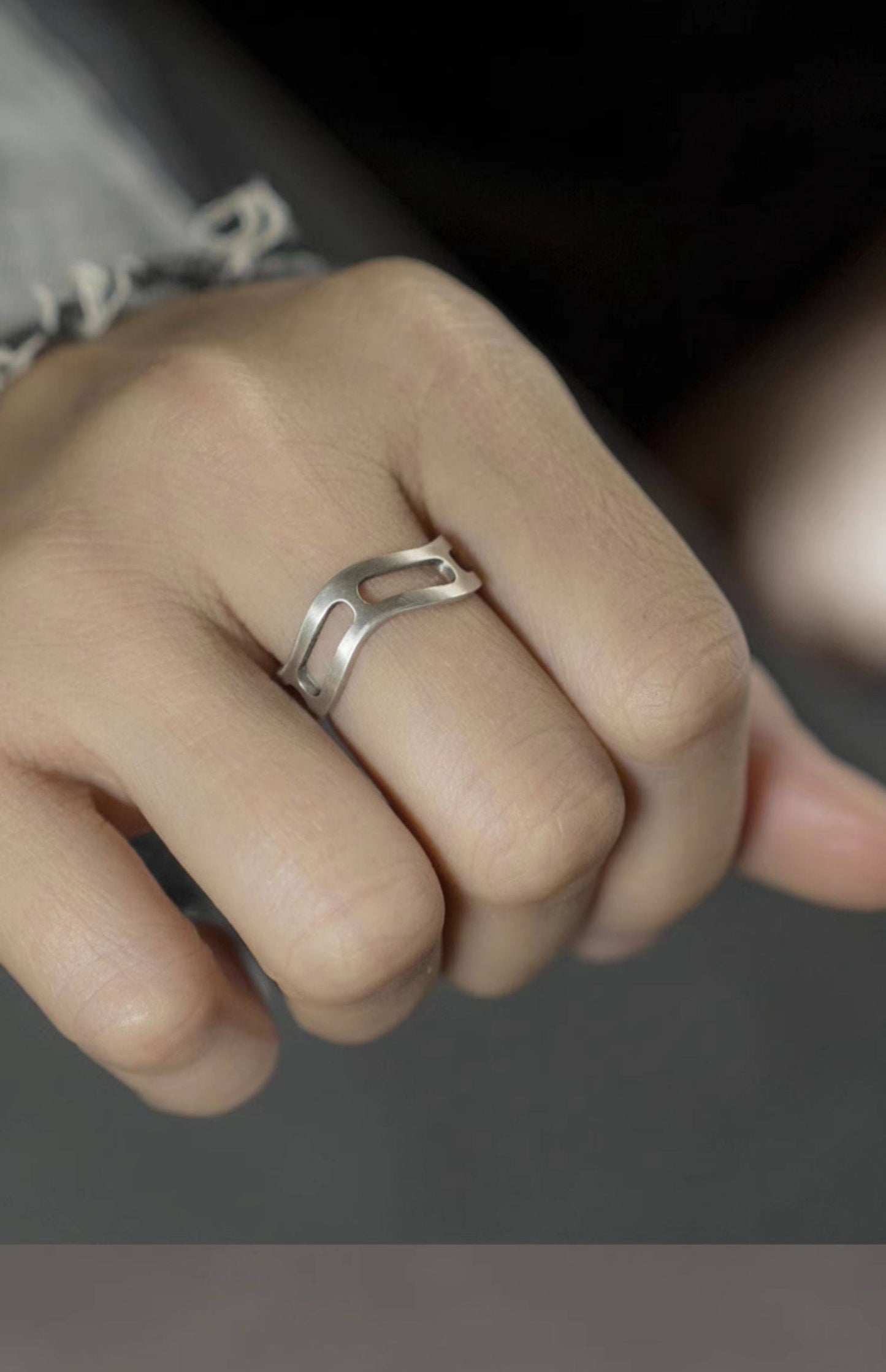 Artisan Minimalist 925 Sterling Silver Adjustable Rings