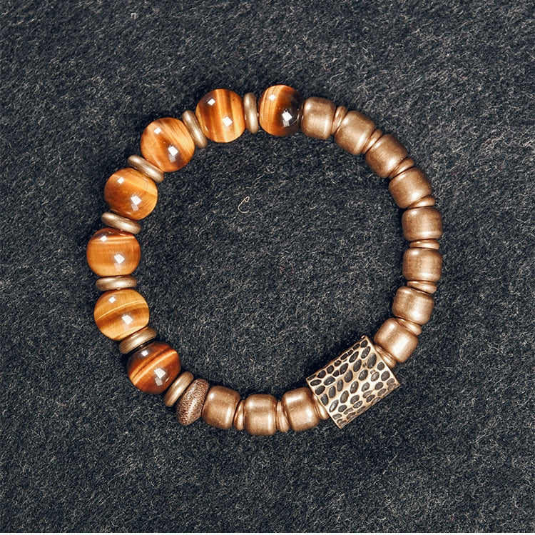 Tiger's Eye & Brass Bracelet of Courage - Confidence & Perseverance