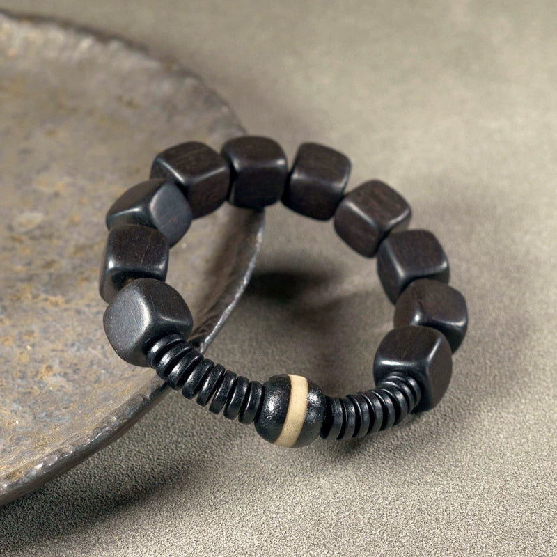 Ebony & Stone Courage Bracelet - Confidence, Healing & Strength