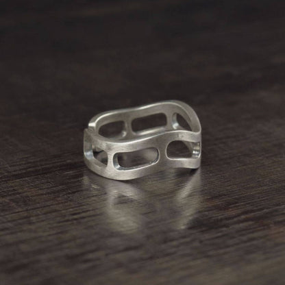 Artisan Minimalist 925 Sterling Silver Adjustable Rings