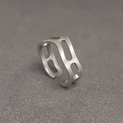 Artisan Minimalist 925 Sterling Silver Adjustable Rings