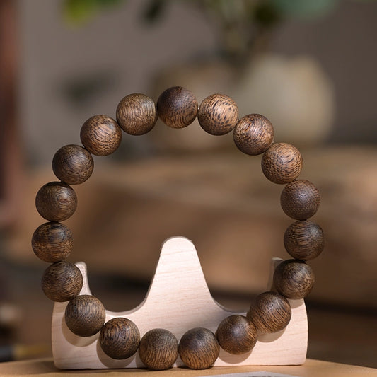 Authentic Agarwood Bracelet - A Scented Path to Peace and Meditation