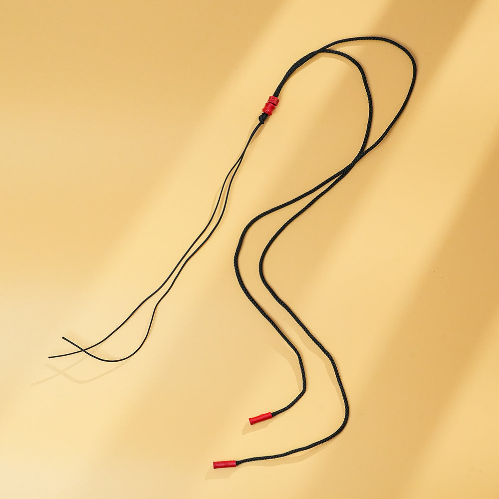 Handmade Tibetan Braided Necklace Cord for Pendants - Five Wealth Gods & DIY Styles