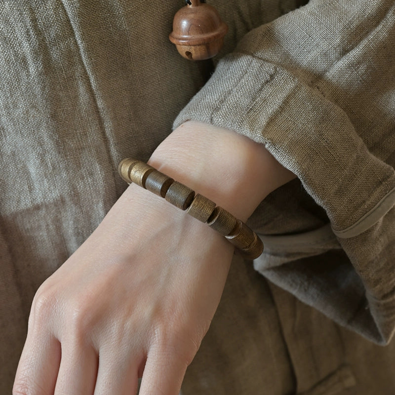 Authentic Indonesian Agarwood Bracelet for Meditation & Spiritual Growth