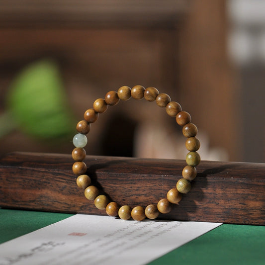 Verawood Sacred Bead Bracelet for Protection, Healing & Compassion