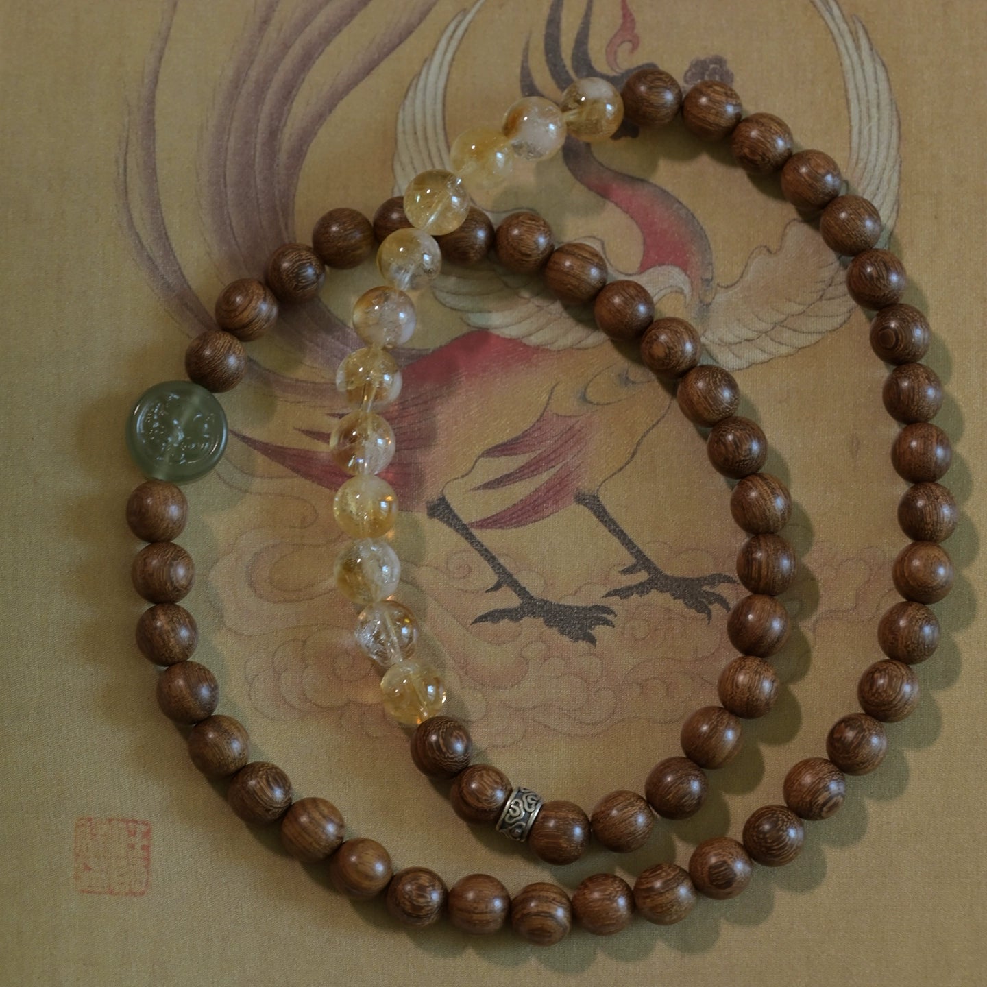 Citrine & Jade Qilin Wealth Bracelet - Abundance & Protection
