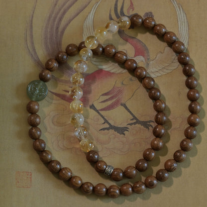 Citrine & Jade Qilin Wealth Bracelet - Abundance & Protection