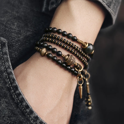 Buddha Beads Mala Bracelet Collection - Protection & Strength