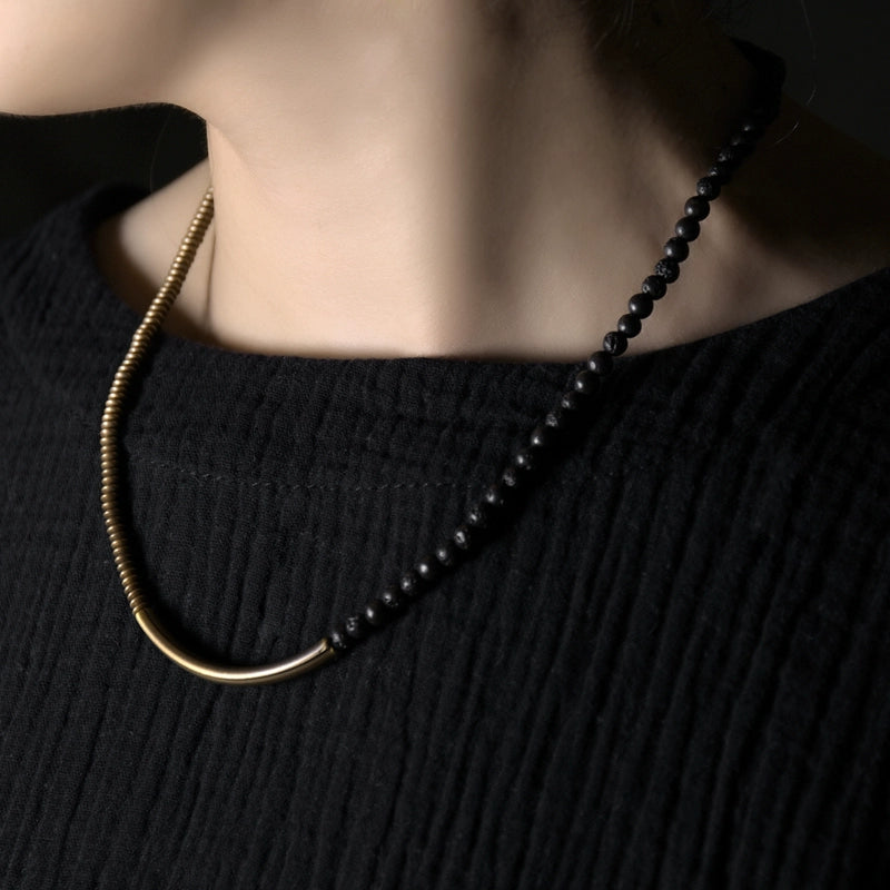 Antique Copper Bracelet with Stone | Stackable Wrap for Courage, Confidence & Strength